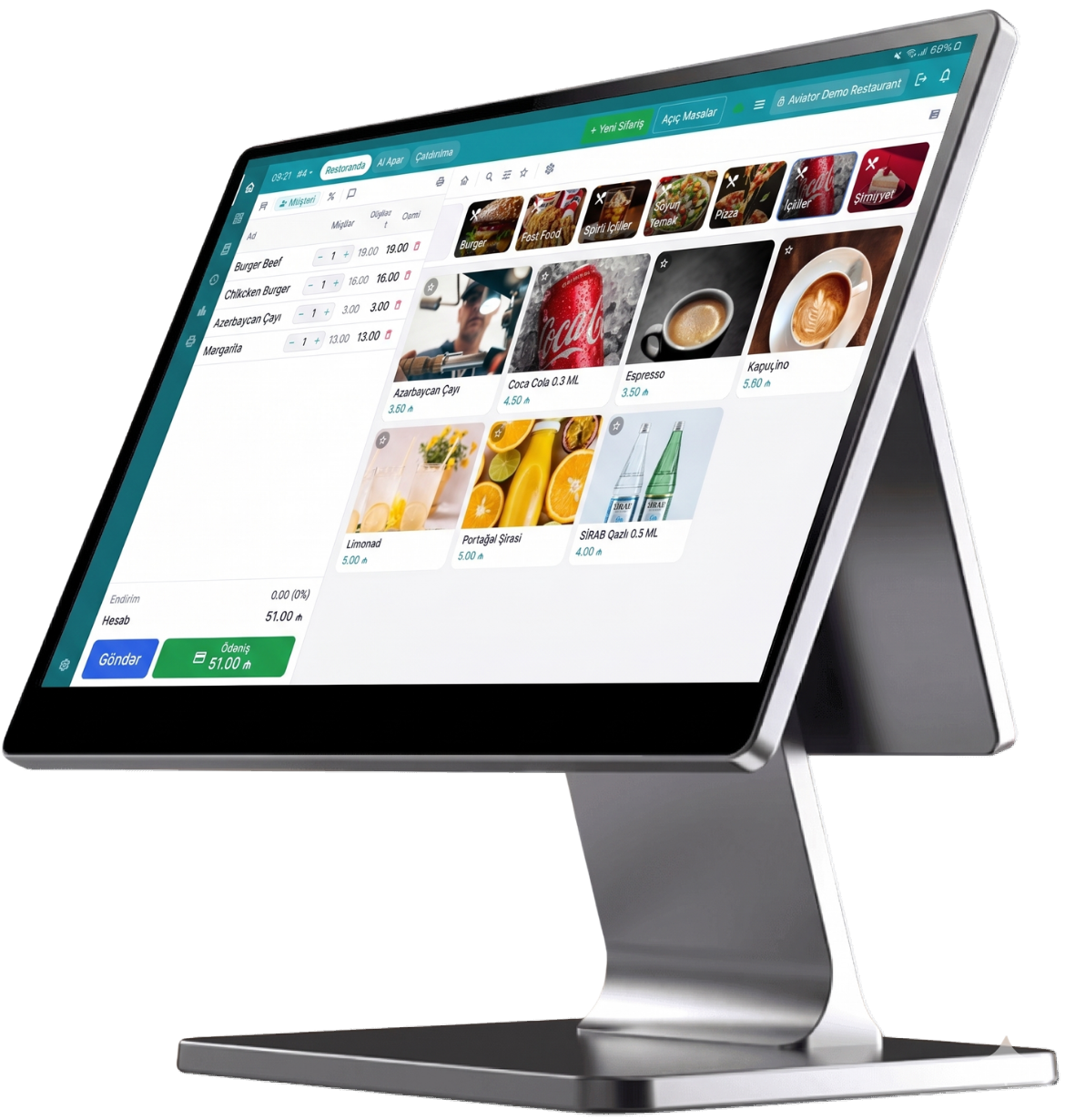 CentralPOS terminalı